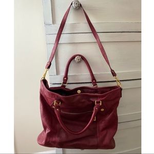 Steven by Steve Madden Burgundy leather purse